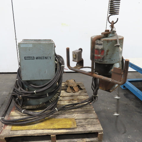 Esterline Whitney 790-024 90 Ton Portable Hydraulic Punch W/ Power Unit 230/460V