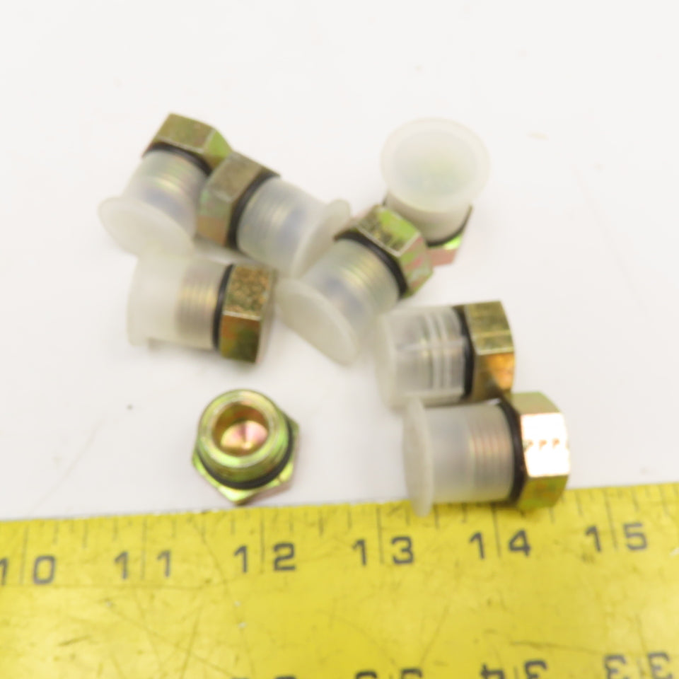 3/4" O-Ring Seal Hydraulic Hex Plug Lot Of 8