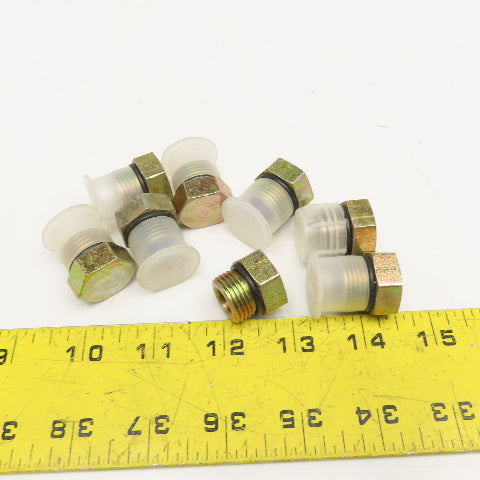 3/4" O-Ring Seal Hydraulic Hex Plug Lot Of 8