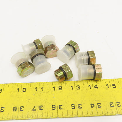 3/4" O-Ring Seal Hydraulic Hex Plug Lot Of 8