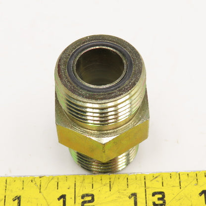 Parker 3/4" ORS Male x 3/4" O-Ring Seat Male Straight Hydraulic Adaptor Union