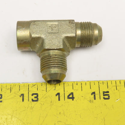 Parker 1/2" JIC Male x 1/2" JIC x 3/8" NPT Female Run Tee
