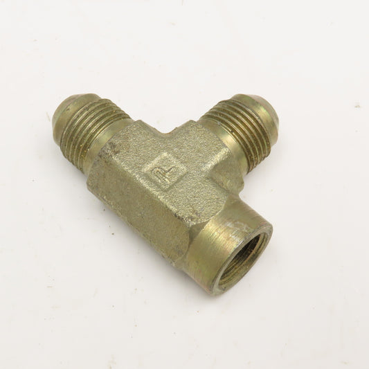 Parker 1/2" JIC Male x 1/2" JIC x 3/8" NPT Female Run Tee