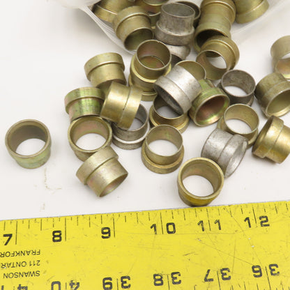 3/4" Steel Tube Compression Tube Sleeve JIC 37° Mixed Finish 4Lbs