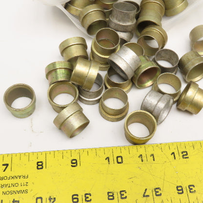 3/4" Steel Tube Compression Tube Sleeve JIC 37° Mixed Finish 4Lbs