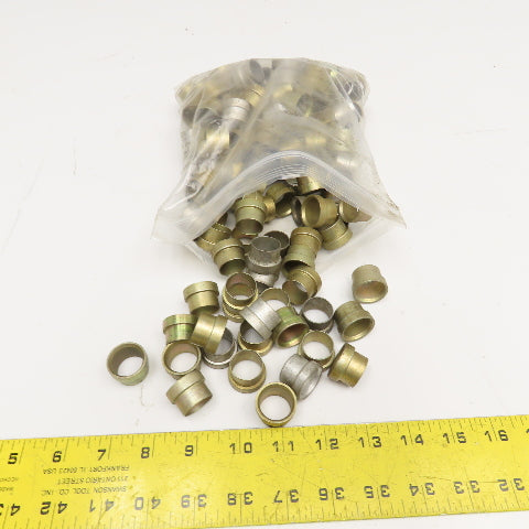 3/4" Steel Tube Compression Tube Sleeve JIC 37° Mixed Finish 4Lbs