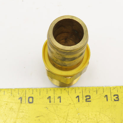Parker 1" NPT x 1" Hose ID Brass Barb Fitting