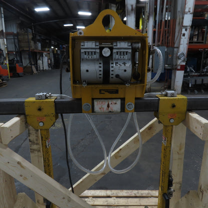 Anver VPF-57-AC 300LB Two Pad Electric Side Gripper Vacuum Lifter 115V
