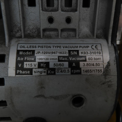 Anver VPF-57-AC 300LB Two Pad Electric Side Gripper Vacuum Lifter 115V