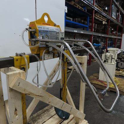 Anver VPF-57-AC 300LB Two Pad Electric Side Gripper Vacuum Lifter 115V