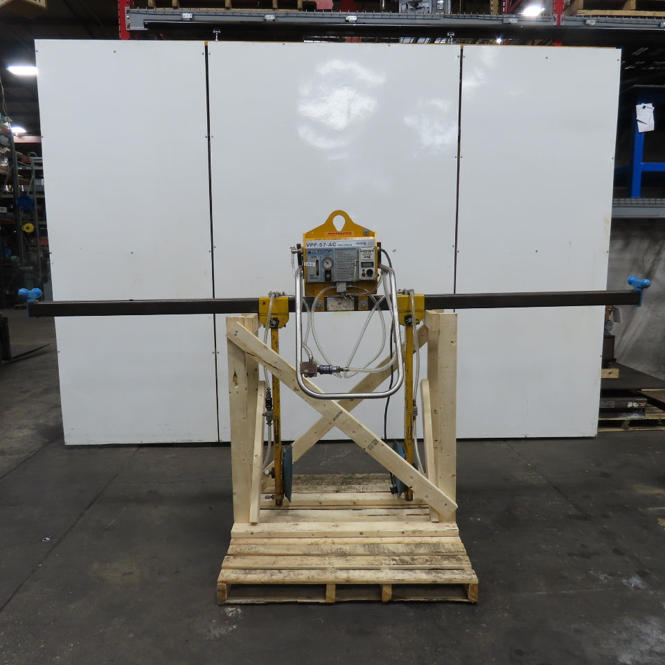 Anver VPF-57-AC 300LB Two Pad Electric Side Gripper Vacuum Lifter 115V