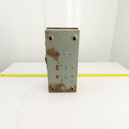 Square D H-362-N 60A 3-Pole Fusible Safety Disconnect Switch 600VAC Type 1 RUSTY