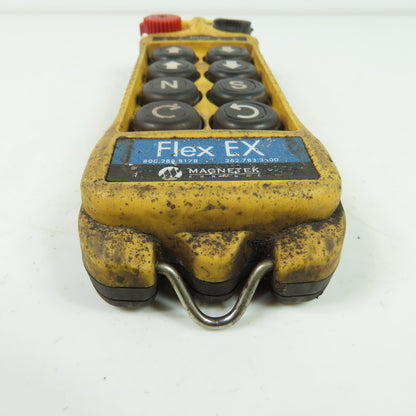 Magnetek Flex 8EX 8-Button Radio Control Crane Transmitter Control Pendant 120V