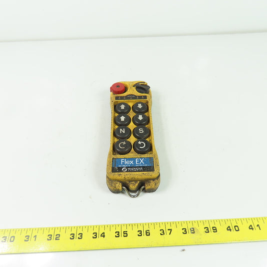 Magnetek Flex 8EX 8-Button Radio Control Crane Transmitter Control Pendant 120V