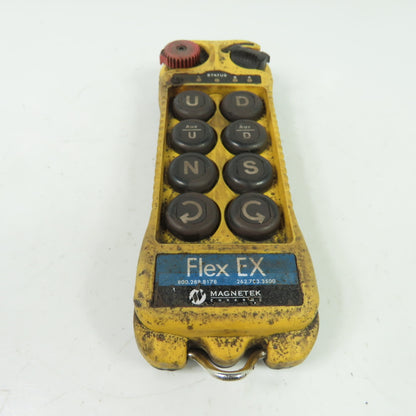 Magnetek Flex 8EX 8-Button Radio Control Crane Transmitter Control Pendant 120V