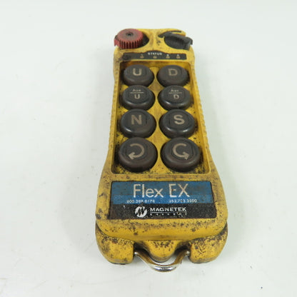 Magnetek Flex 8EX 8-Button Radio Control Crane Transmitter Control Pendant 120V