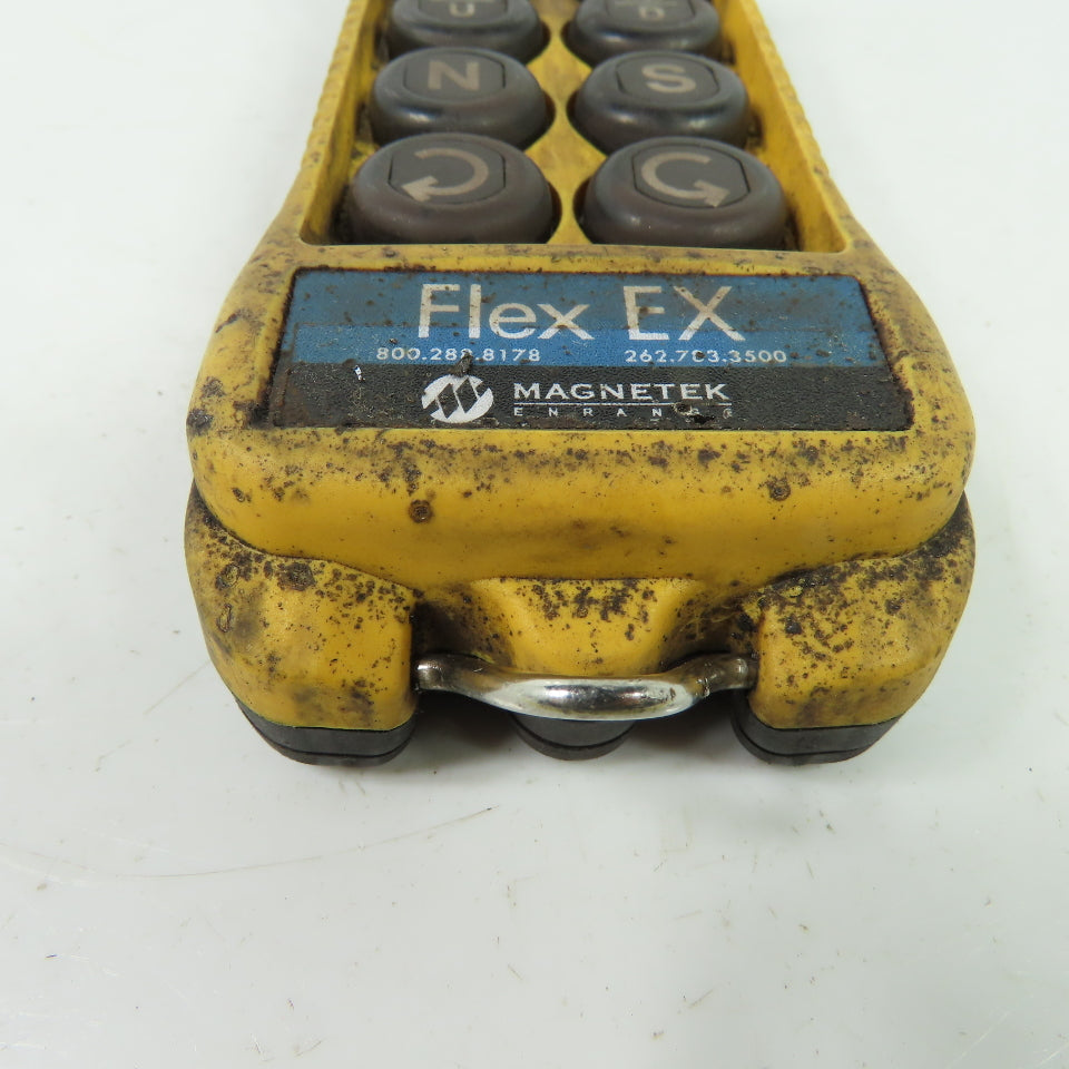 Magnetek Flex 8EX 8-Button Radio Control Crane Transmitter Control Pendant 120V