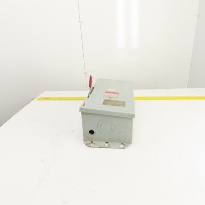 Westinghouse HFN361 30A Heavy Duty Fusible Safety Disconnect Switch 600V 3-Pole