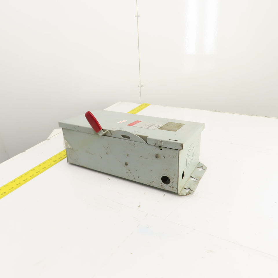 Westinghouse HFN361 30A Heavy Duty Fusible Safety Disconnect Switch 600V 3-Pole