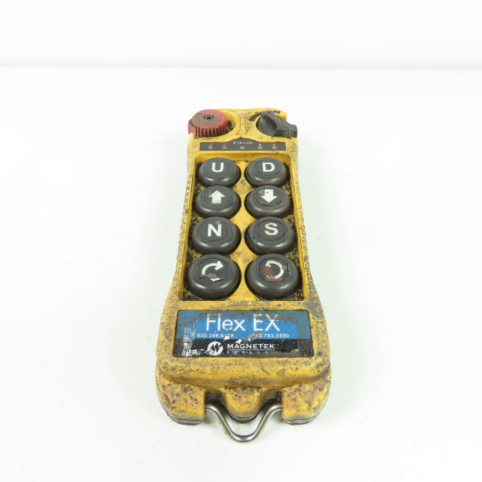 Magnetek Flex 8EX 8-Button Radio Control Crane Transmitter Control Pendant 120V