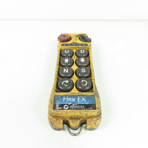 Magnetek Flex 8EX 8-Button Radio Control Crane Transmitter Control Pendant 120V