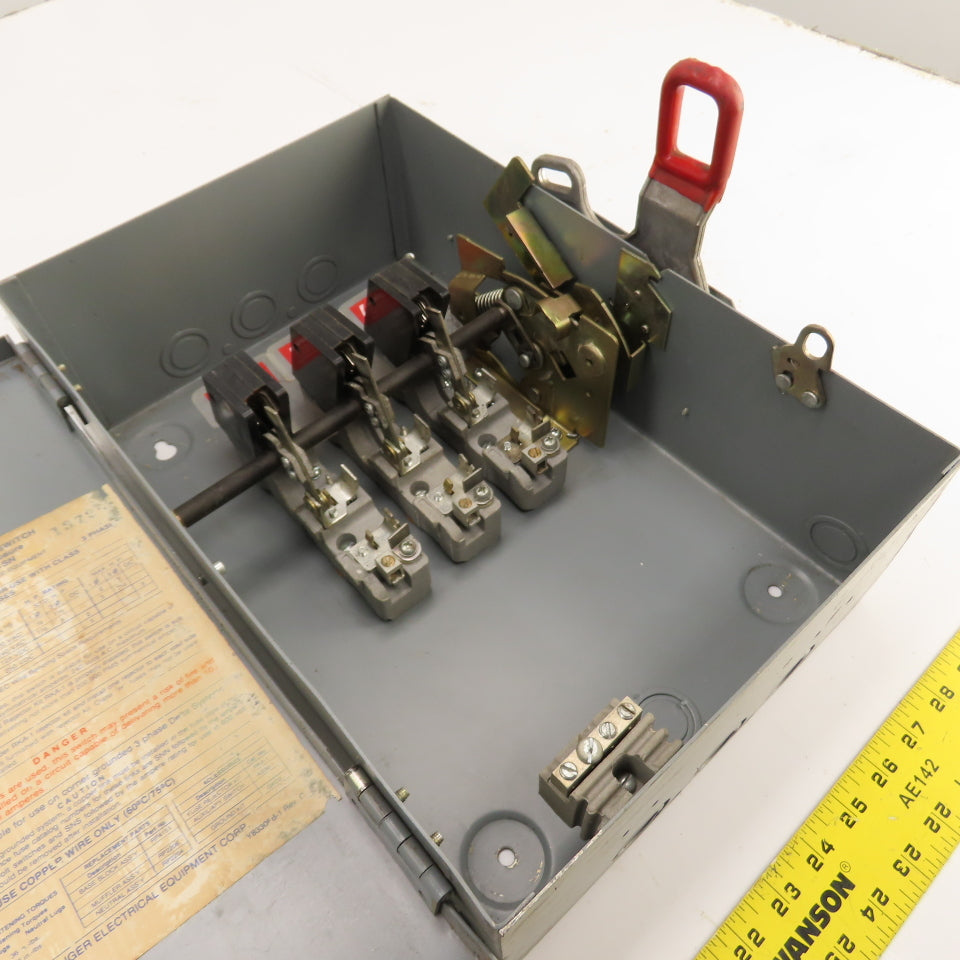 Challenger HD321SN 30A Heavy Duty Non-Fusible Safety Disconnect Switch 240VAC