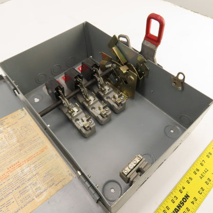 Challenger HD321SN 30A Heavy Duty Non-Fusible Safety Disconnect Switch 240VAC