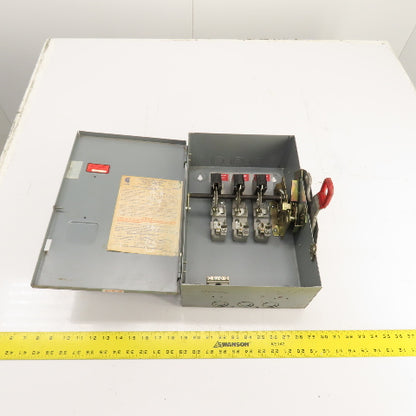 Challenger HD321SN 30A Heavy Duty Non-Fusible Safety Disconnect Switch 240VAC