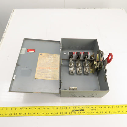 Challenger HD321SN 30A Heavy Duty Non-Fusible Safety Disconnect Switch 240VAC
