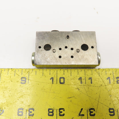 Trabon MJ 5T 1/8 NPSF Hydraulic Flo Divider Valve Block