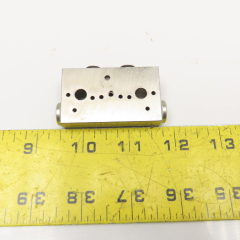 Trabon MJ 5T 1/8 NPSF Hydraulic Flo Divider Valve Block