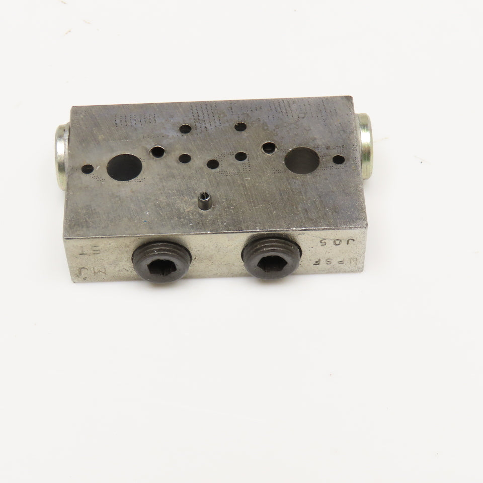 Trabon MJ 5T 1/8 NPSF Hydraulic Flo Divider Valve Block