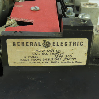 General Electric THMC34 QMW 3-Pole Fusible Disconnect Switch 600V 200A