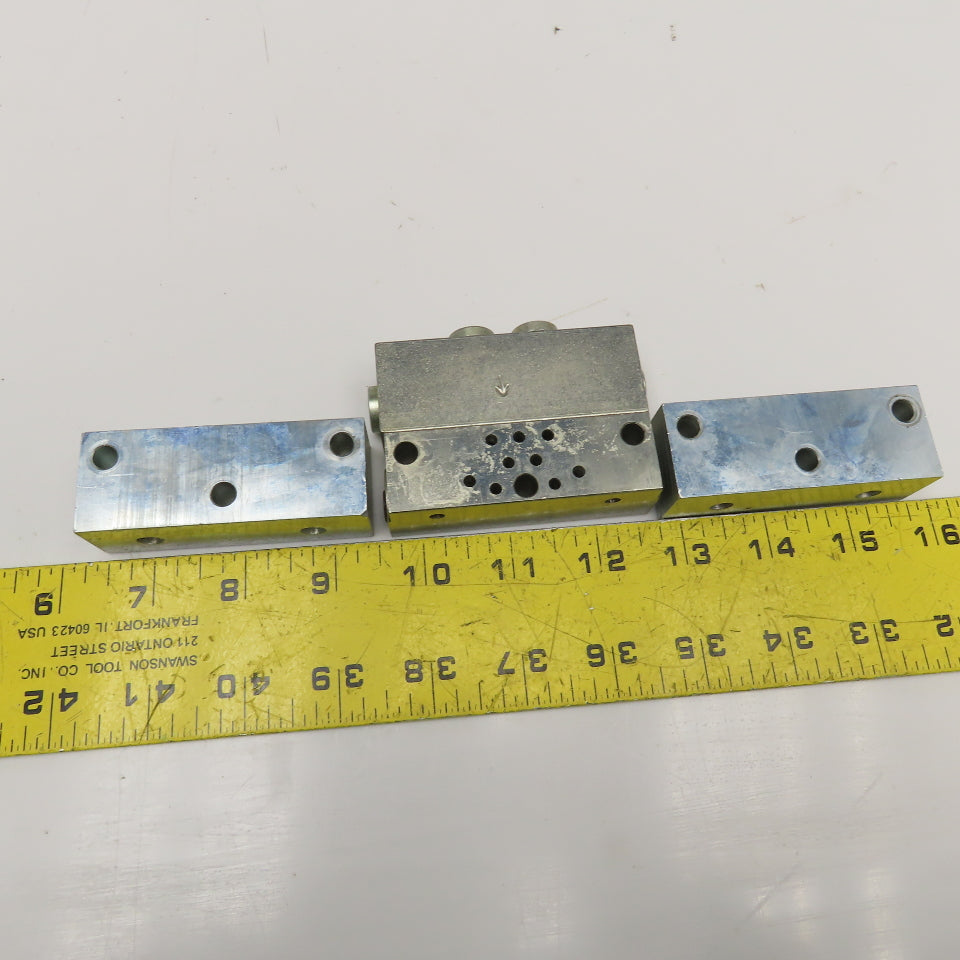 Trabon MSP-30S 1/8 NPSF Hydraulic Flo Divider Valve Block Lot Of 3