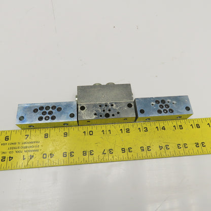 Trabon MSP-30S 1/8 NPSF Hydraulic Flo Divider Valve Block Lot Of 3