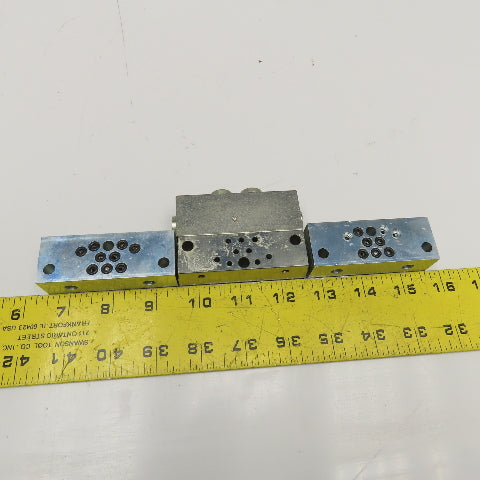 Trabon MSP-30S 1/8 NPSF Hydraulic Flo Divider Valve Block Lot Of 3