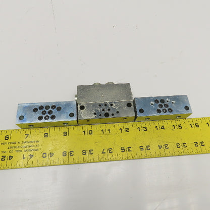 Trabon MSP-30S 1/8 NPSF Hydraulic Flo Divider Valve Block Lot Of 3