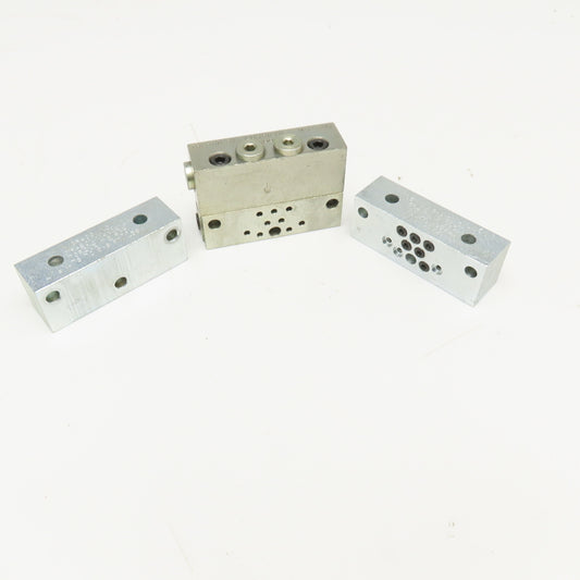 Trabon MSP-30S 1/8 NPSF Hydraulic Flo Divider Valve Block Lot Of 3