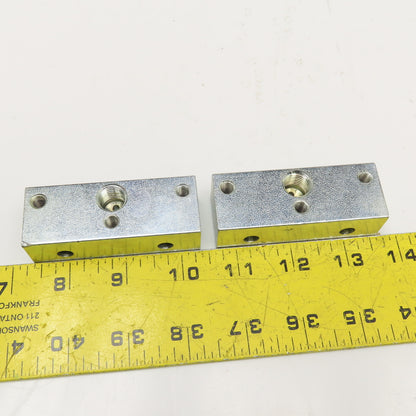 Graco H12B Hydraulic Flo Divider Valve End Block Lot Of 2