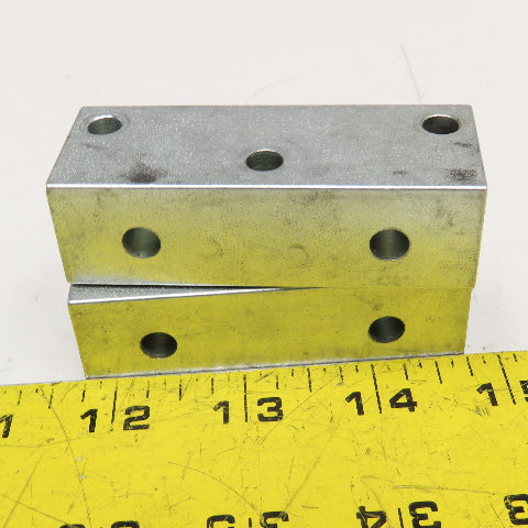 Graco J12B 1/8 NPSF Hydraulic Flo Divider Valve End Block Lot Of 2