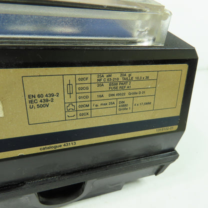 Telemecanique KNA 02 CM3L 3L+N+PE Tap Off Unit 500V