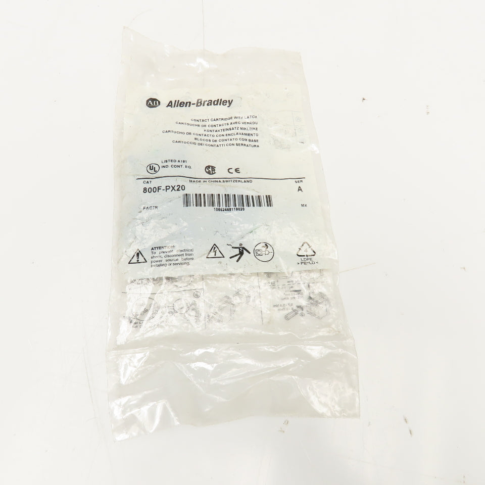 Allen Bradley 800F-PX20 Contact Cartridge With Latch