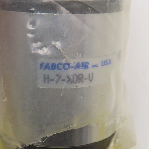 Fabco Air H-7-XDR-V 3/4" Bore 1" Double Rod Stroke Double Acting Air Cylinder