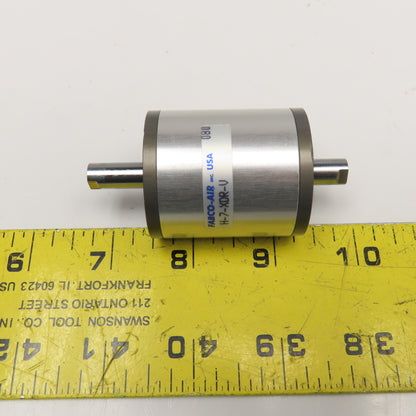 Fabco Air H-7-XDR-V 3/4" Bore 1" Double Rod Stroke Double Acting Air Cylinder
