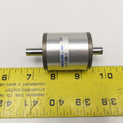 Fabco Air H-7-XDR-V 3/4" Bore 1" Double Rod Stroke Double Acting Air Cylinder