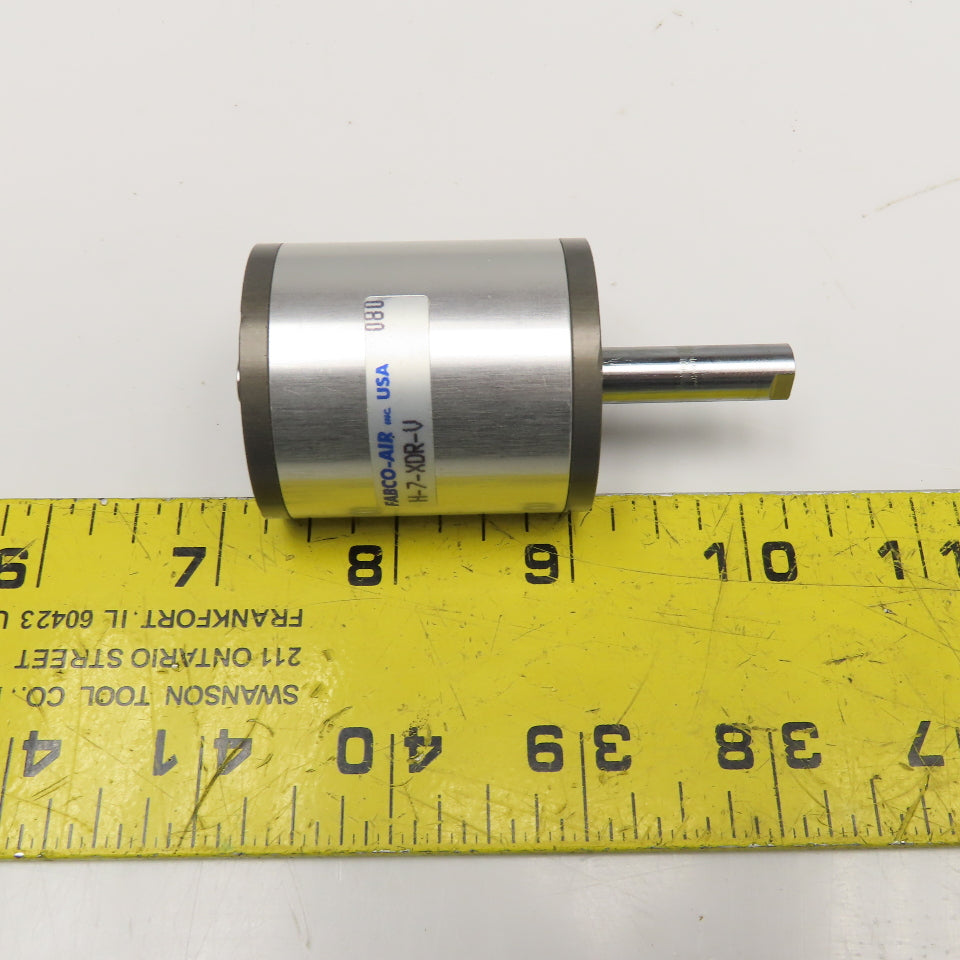 Fabco Air H-7-XDR-V 3/4" Bore 1" Double Rod Stroke Double Acting Air Cylinder