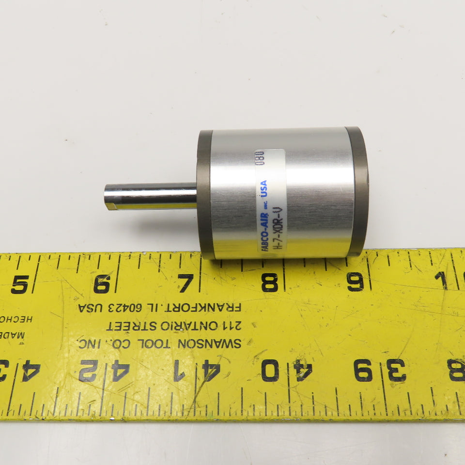 Fabco Air H-7-XDR-V 3/4" Bore 1" Double Rod Stroke Double Acting Air Cylinder