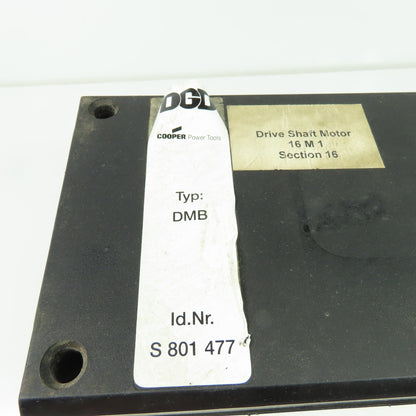 DGD Cooper DMB S 801 477 Drive Shaft Motor Station 16 M 1