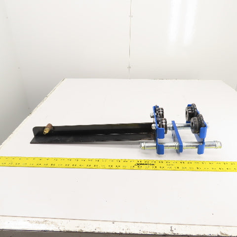 Starke SPT025 1/4 Ton Low Headroom Manual Push Hoist Trolley 2" To 8" W/ Stop