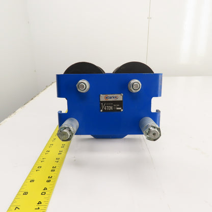 Starke SPT050 1/4 Ton Low Headroom Manual Push Hoist Trolley 2" To 8" W/ Stop
